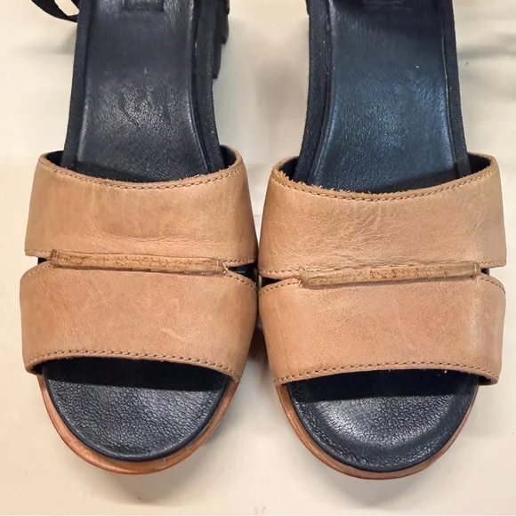 Sorel Joanie Wrap Wedge Leather Sandals - Picture 6 of 16